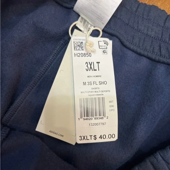 NWT Adidas Men’s Multi Sport Shorts - Picture 5 of 5